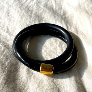 Double bakelite bangle